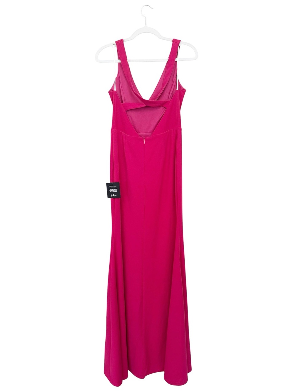 Lulus Pleased to Meet Me Magenta Backless Mermaid Maxi Dress Size Medium NWT - Picture 4 of 14